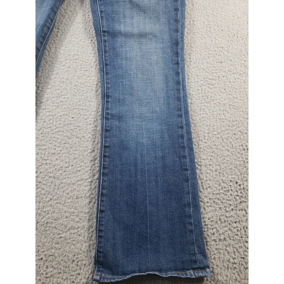 J Crew Jeans Women's 29 S Blue Denim Bootcut Cotton Stretch Medium Wash 29x30 - Picture 3 of 16
